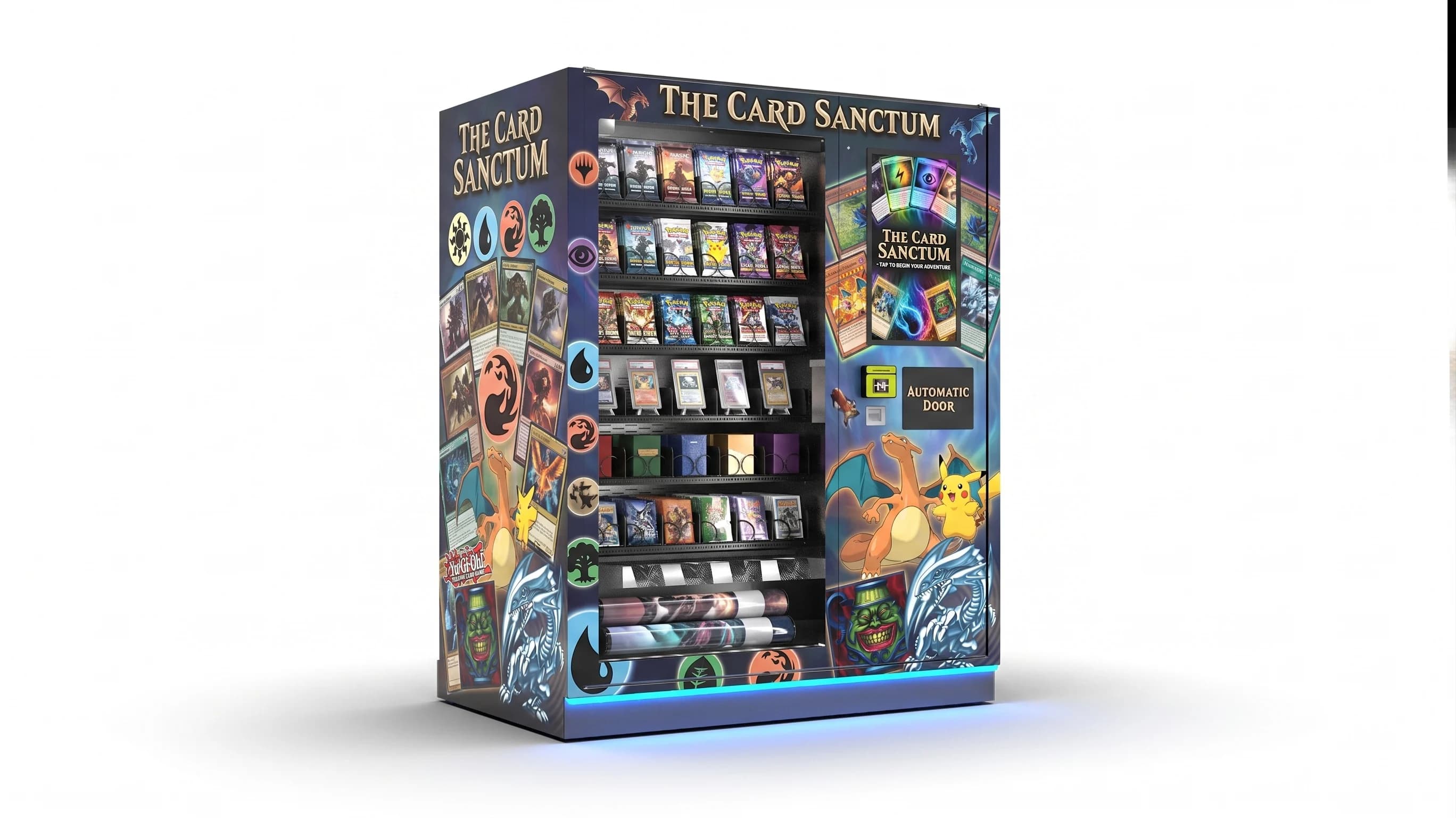 Trading card vending machine concept