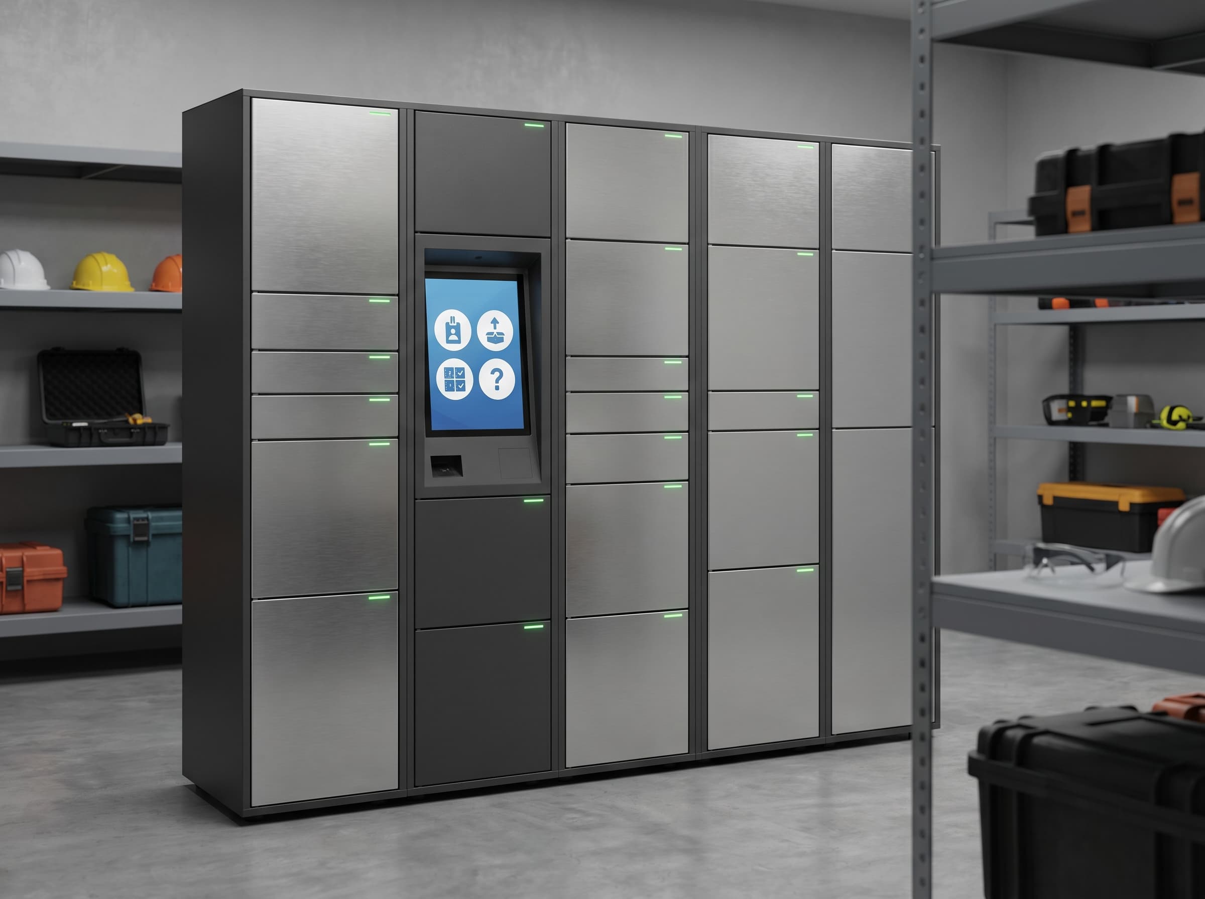 Asset management locker interface concept