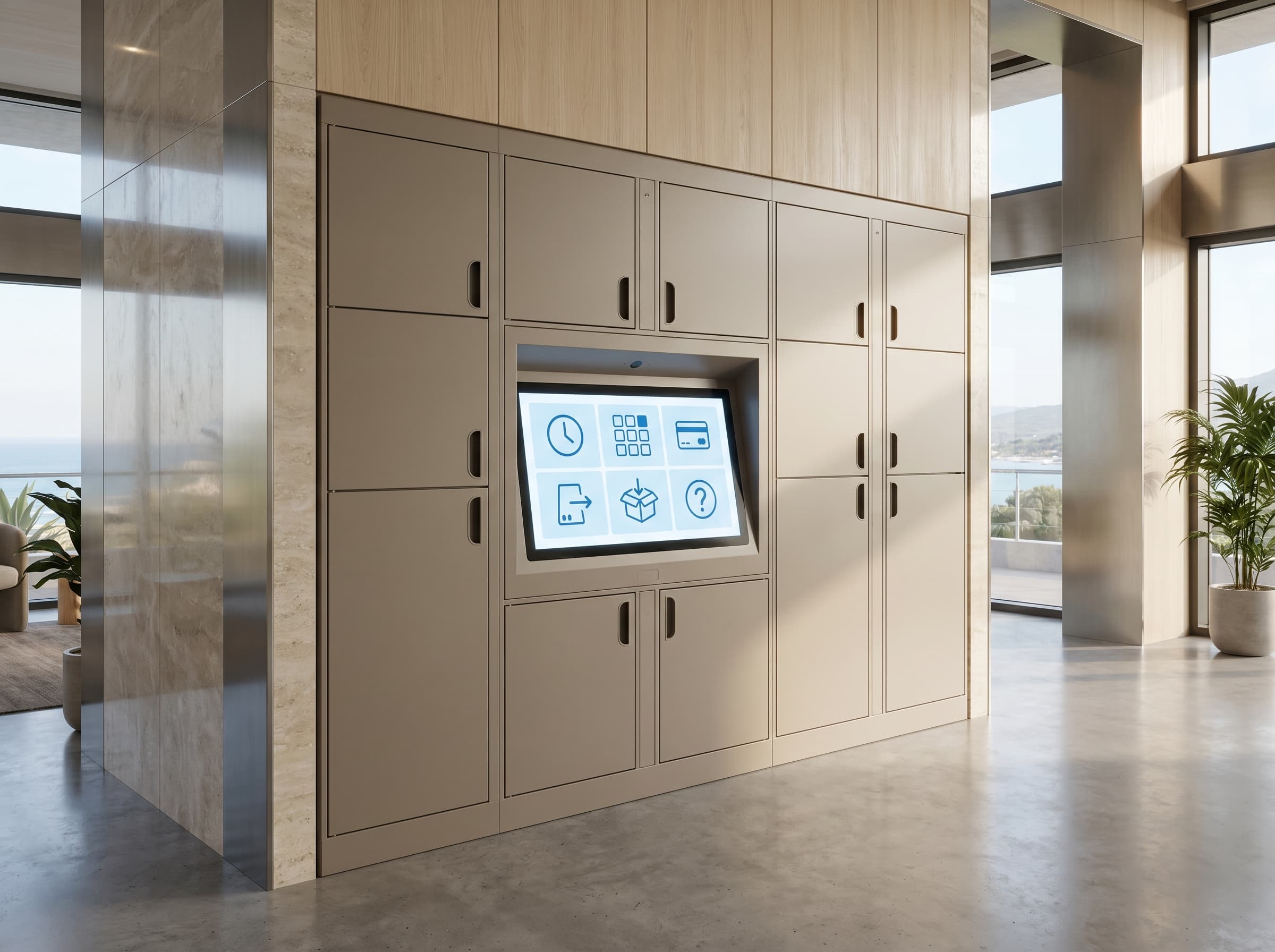 Locker rental deployment example