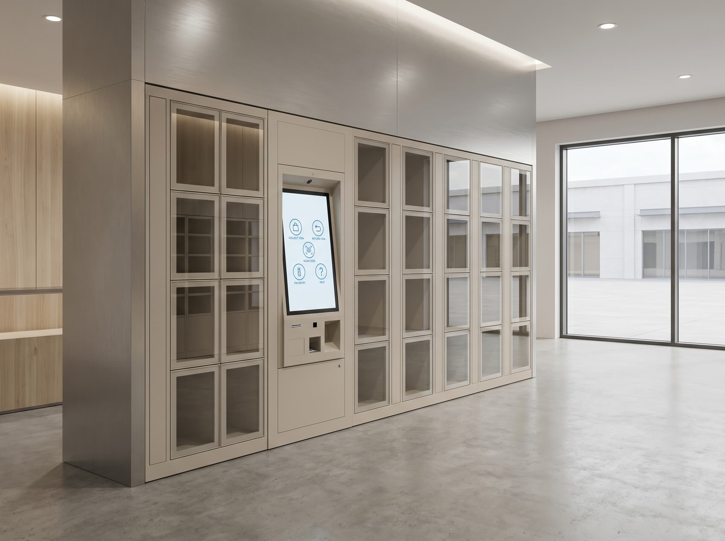 Locker vending system transaction concept