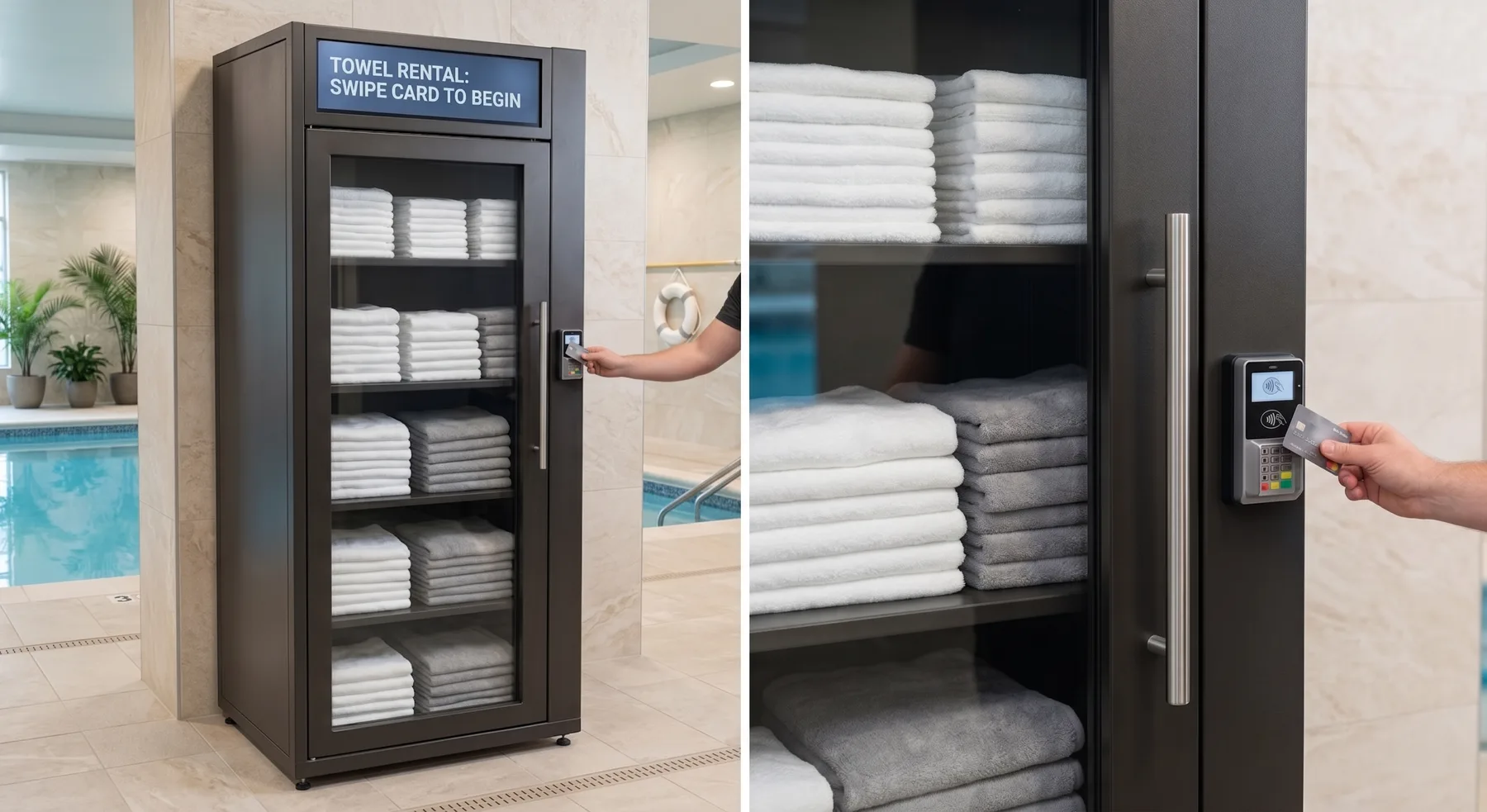 Pool Towel Vending Machine 483