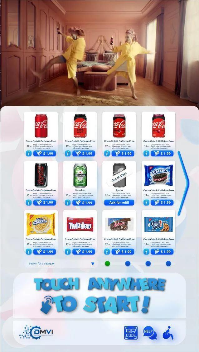 Vending Machine Product Selection Ui 450