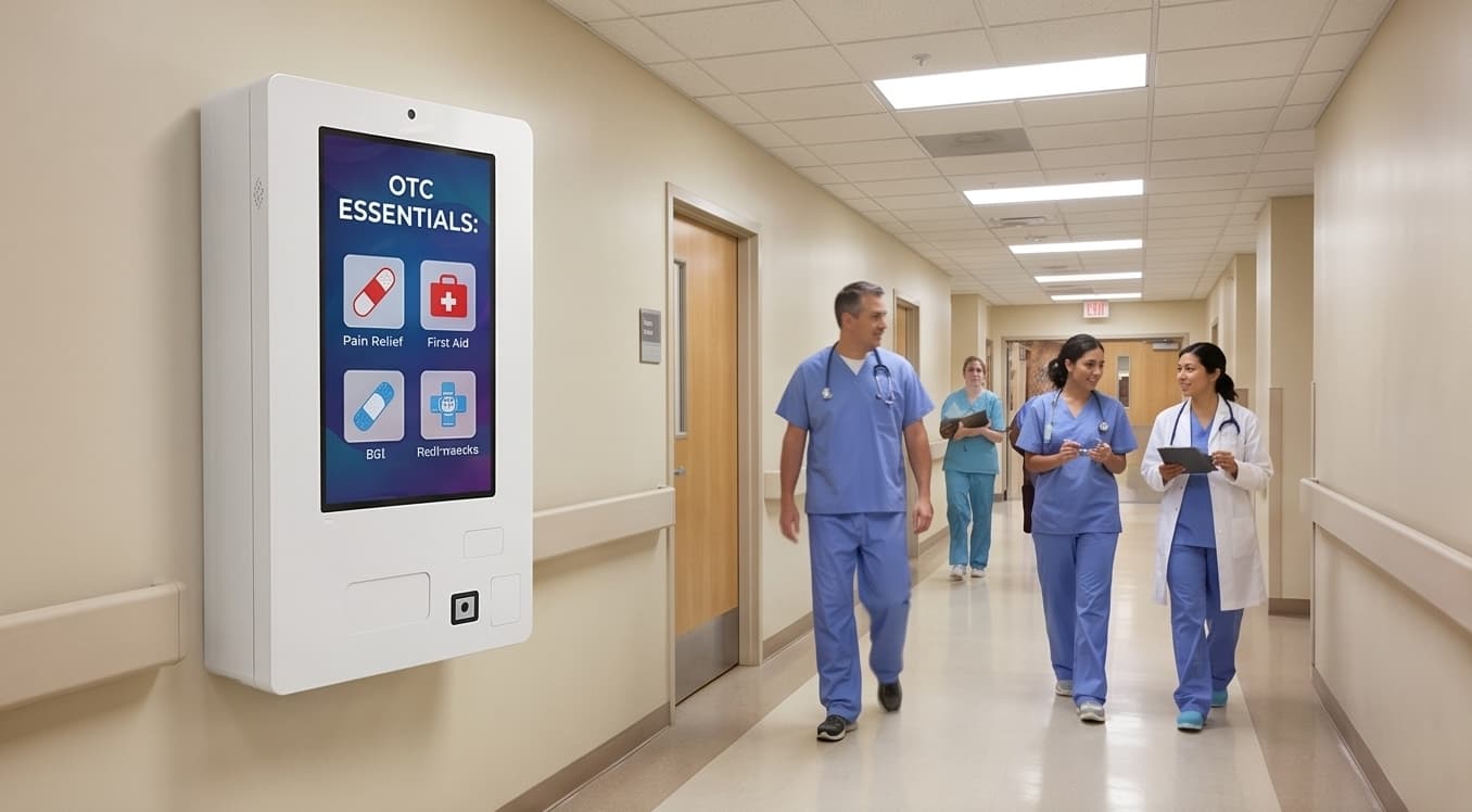 Campus wellness vending machine for contraception and over-the-counter health access