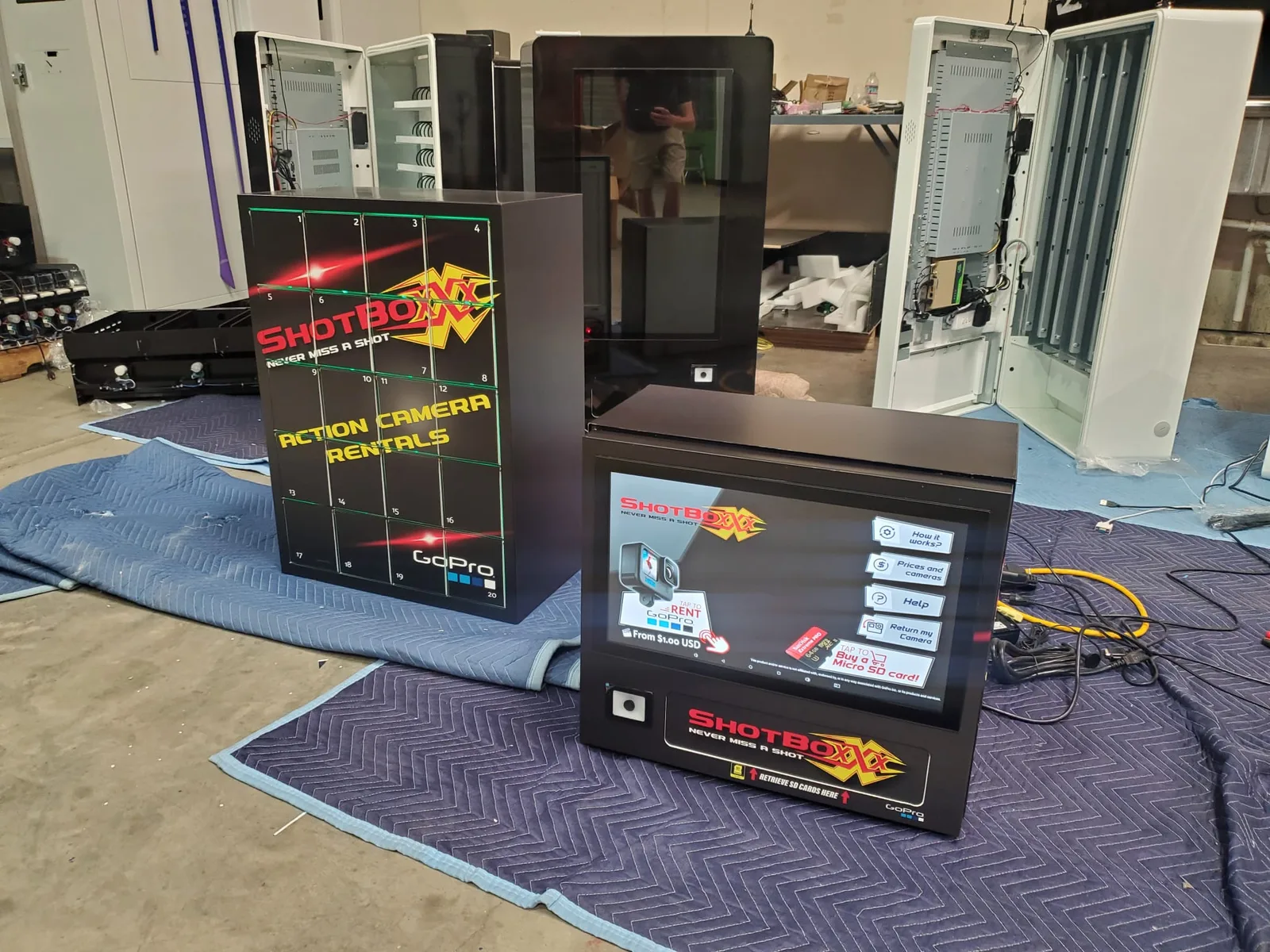 DMVI smart locker system deployment