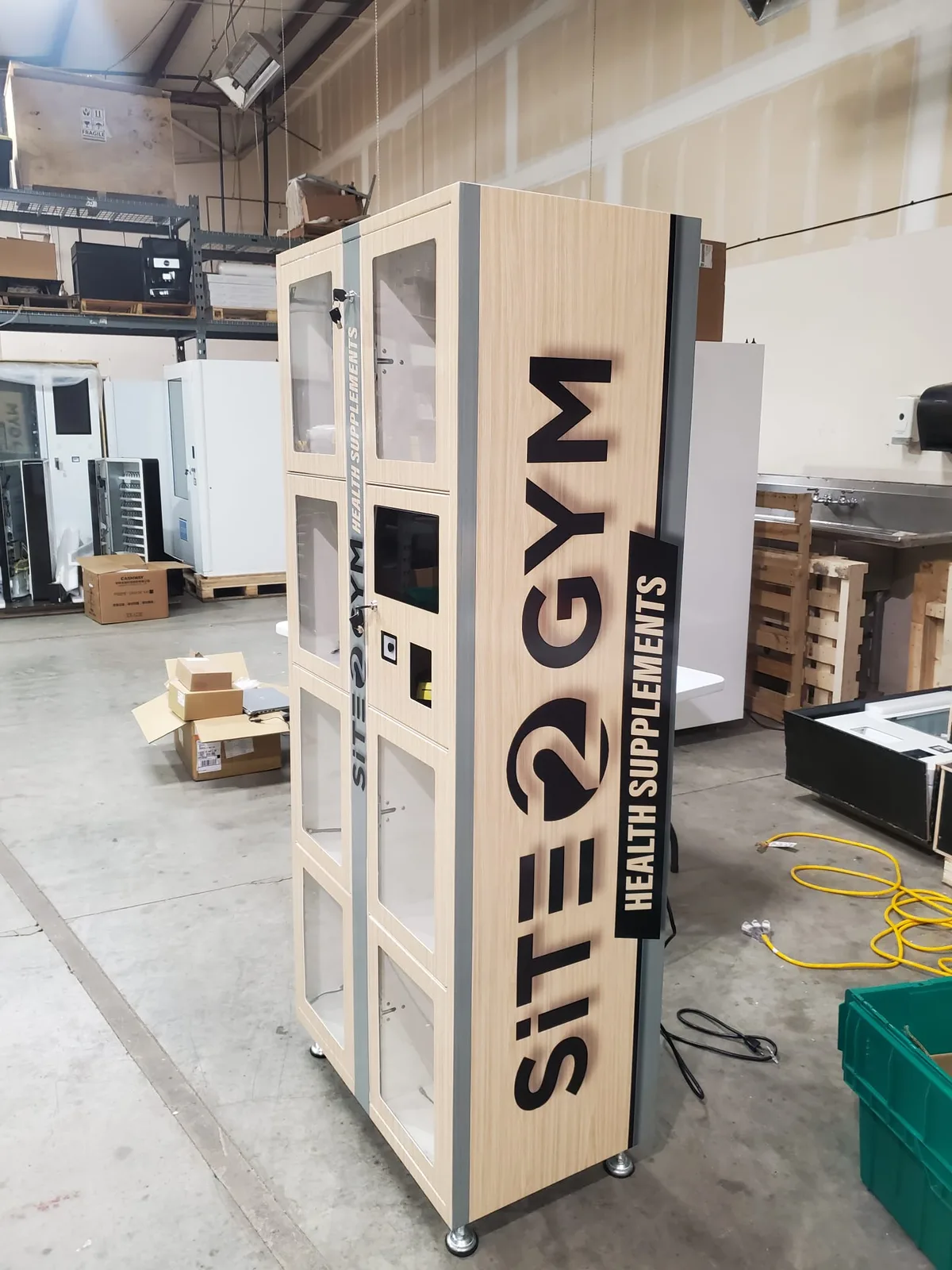 DMVI smart locker system deployment