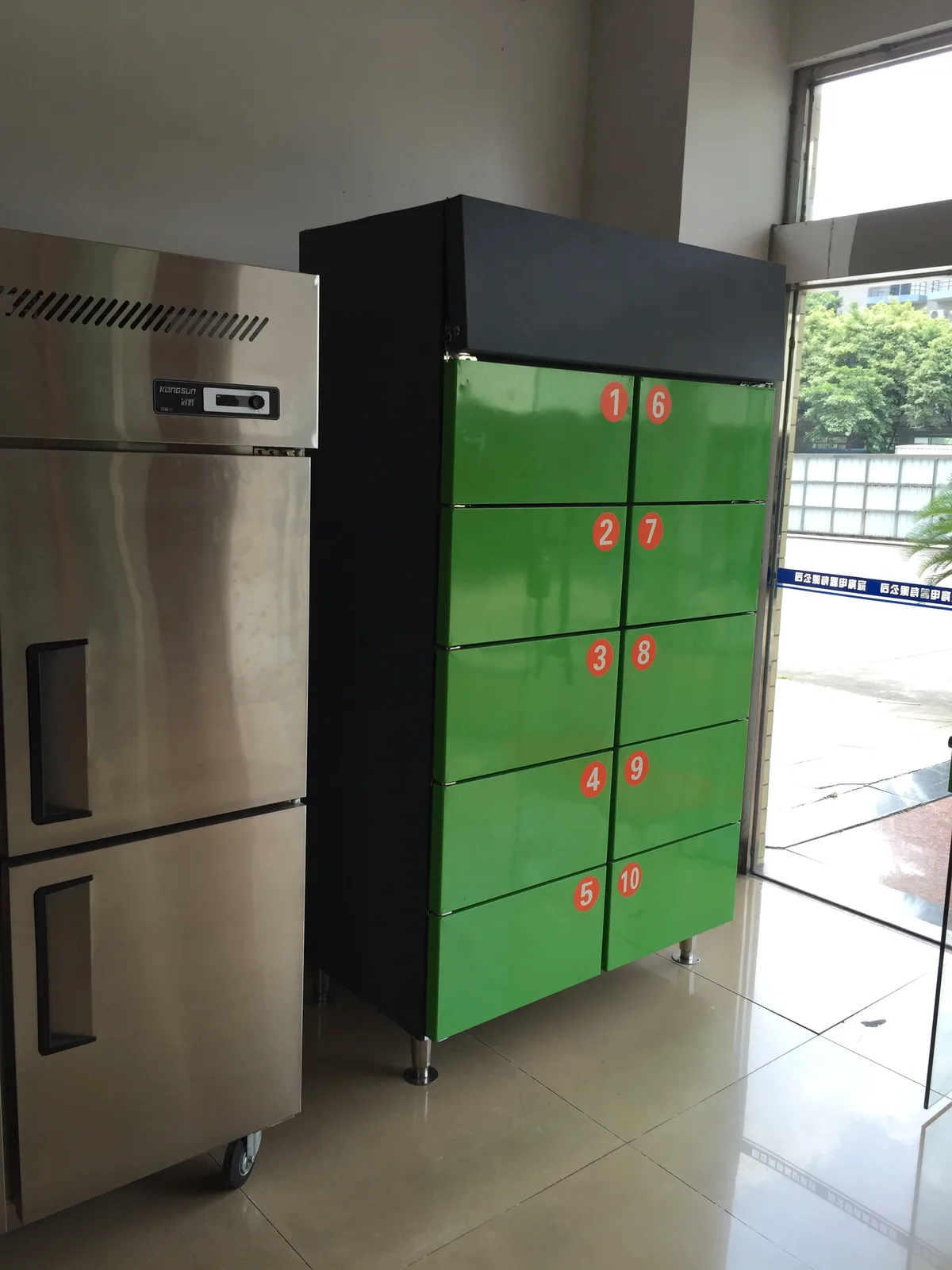 DMVI smart locker system deployment