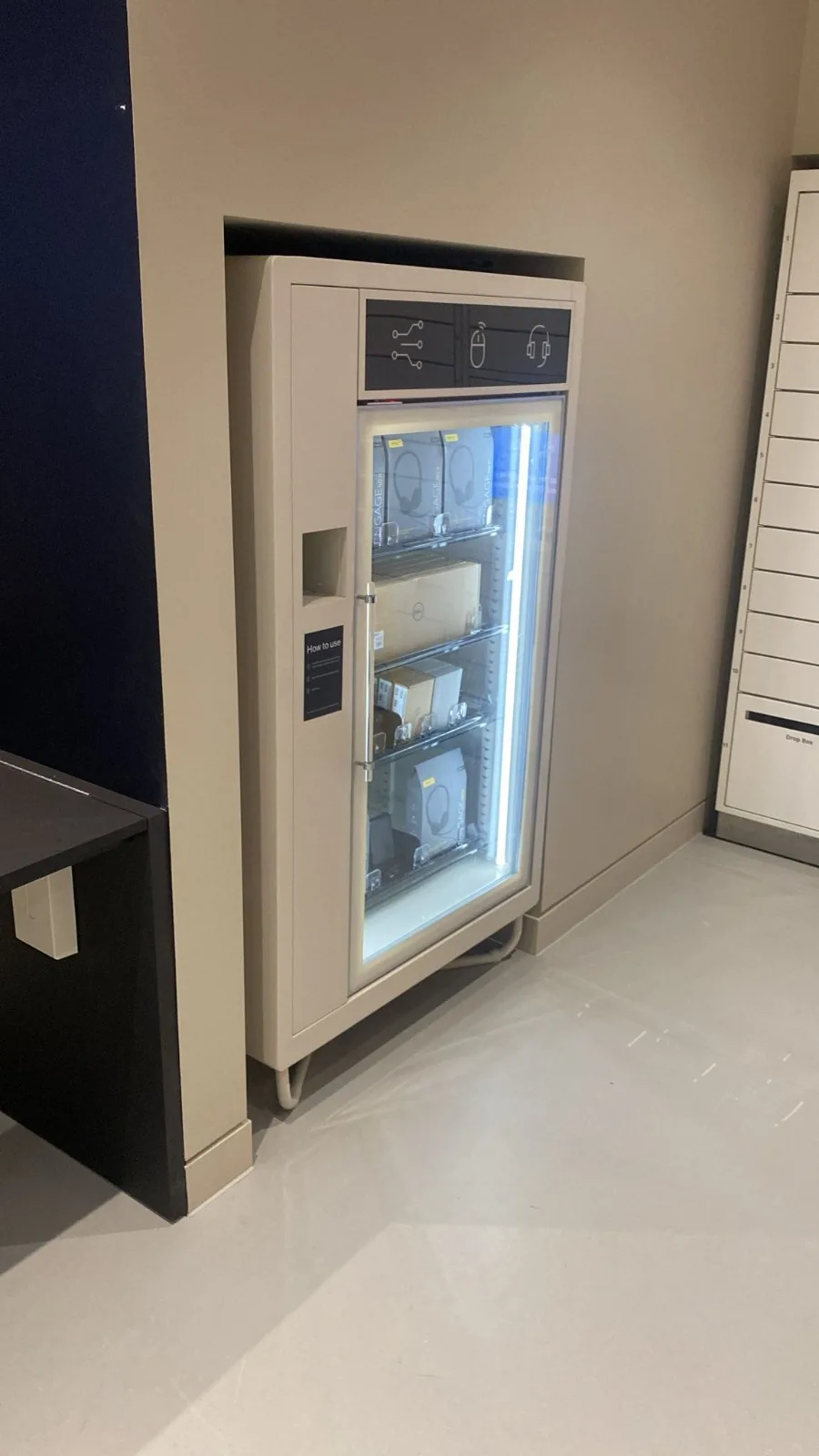 DMVI smart locker system deployment