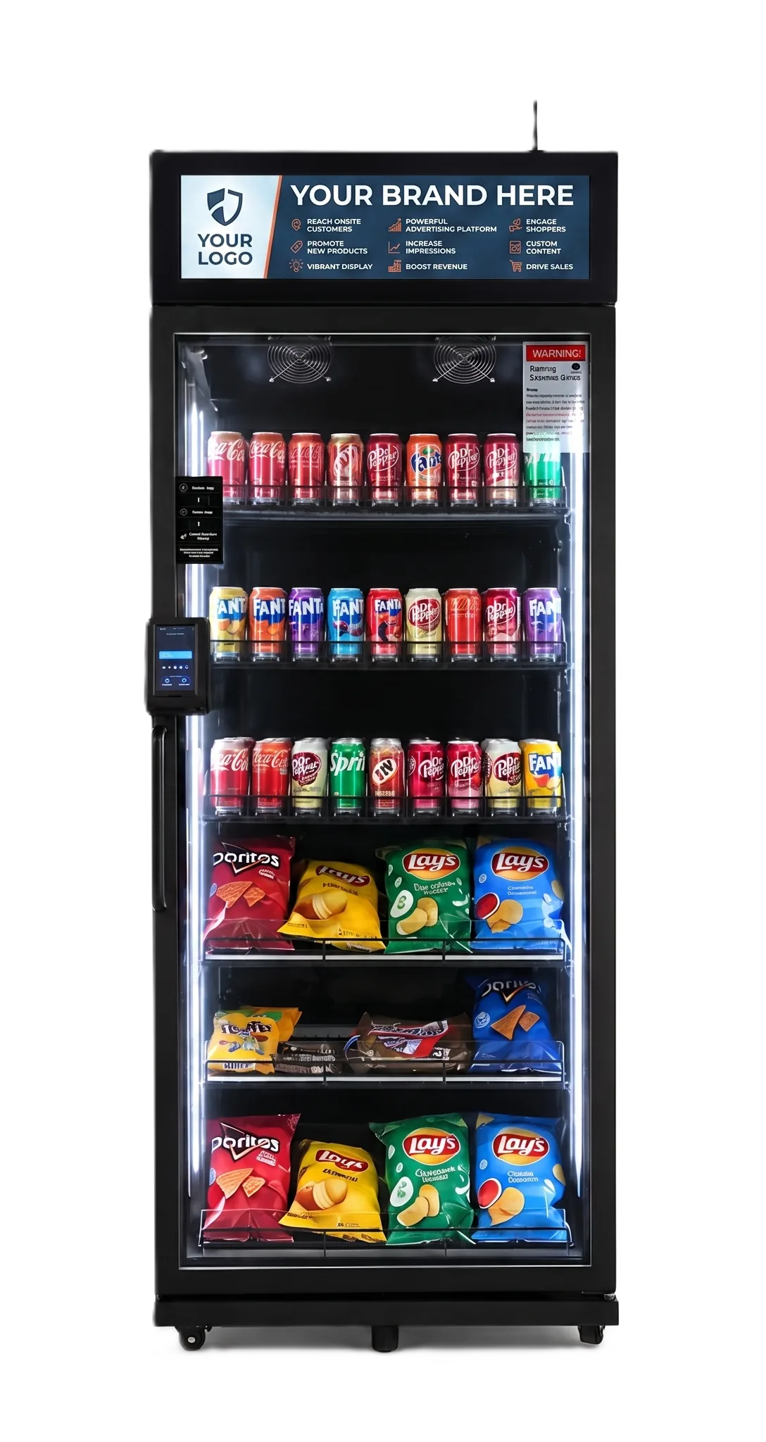 DMVI AI Smart Fridge 450 micro market vending machine
