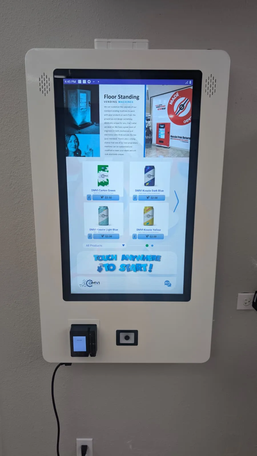 Wall Mounted Vending Machine 496