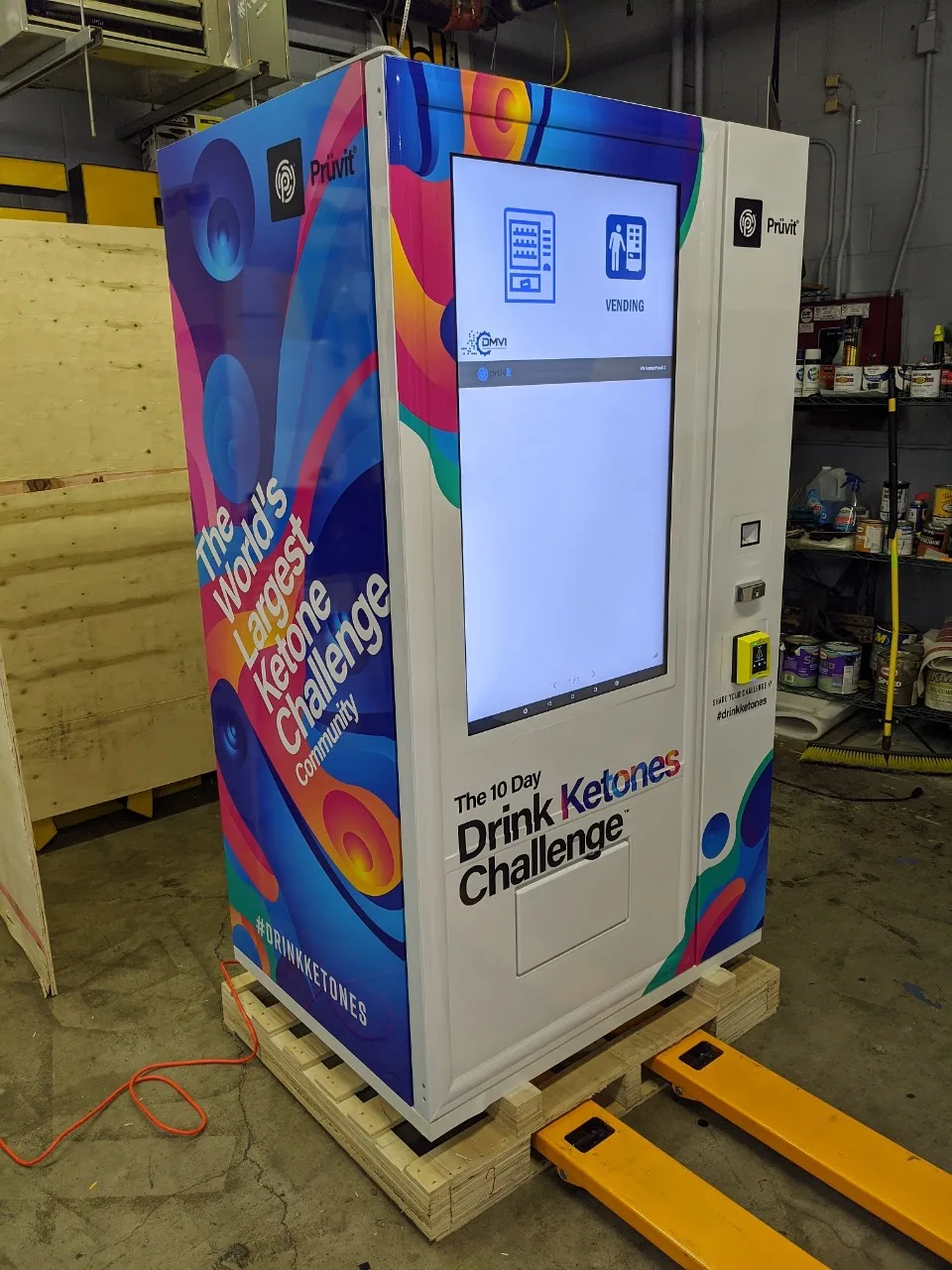 DMVI smart vending machine deployment