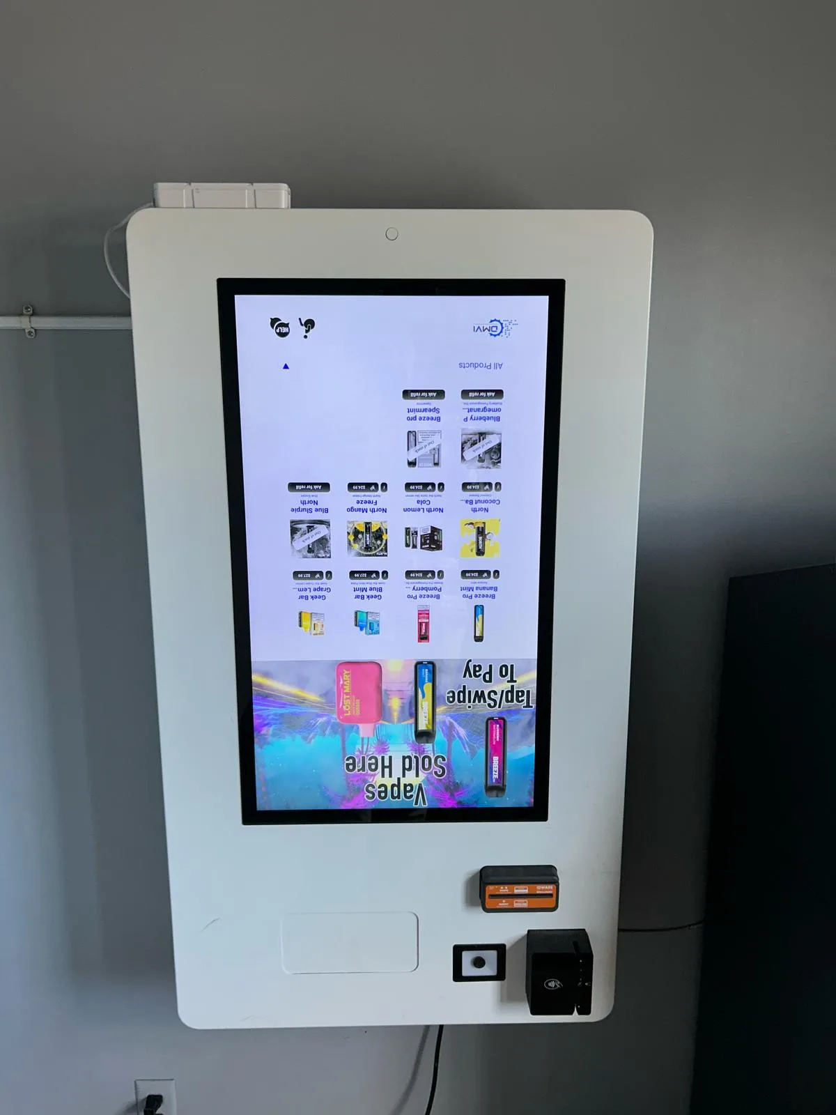 Wall Mounted Vending Machines | In-Wall Touchscreen | DMVI