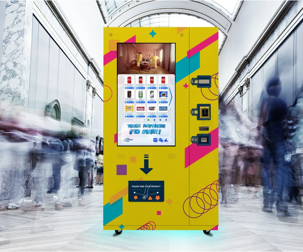 DMVI smart vending machine render one