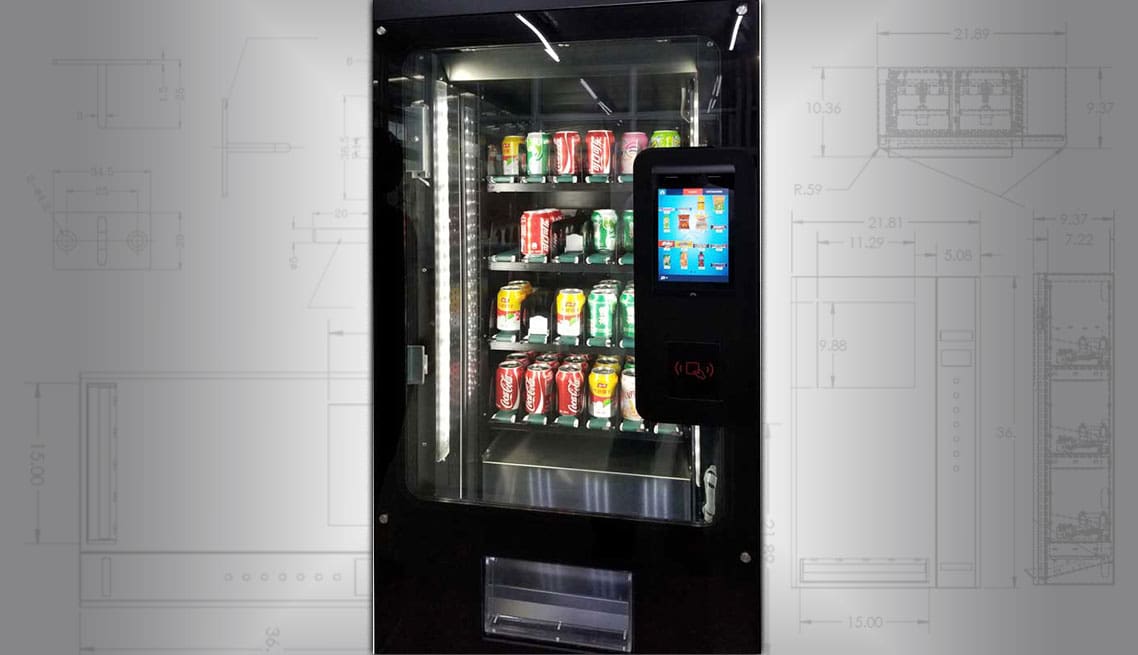 Can and Bottle Vending Machines Smart Beverage Vending Machines