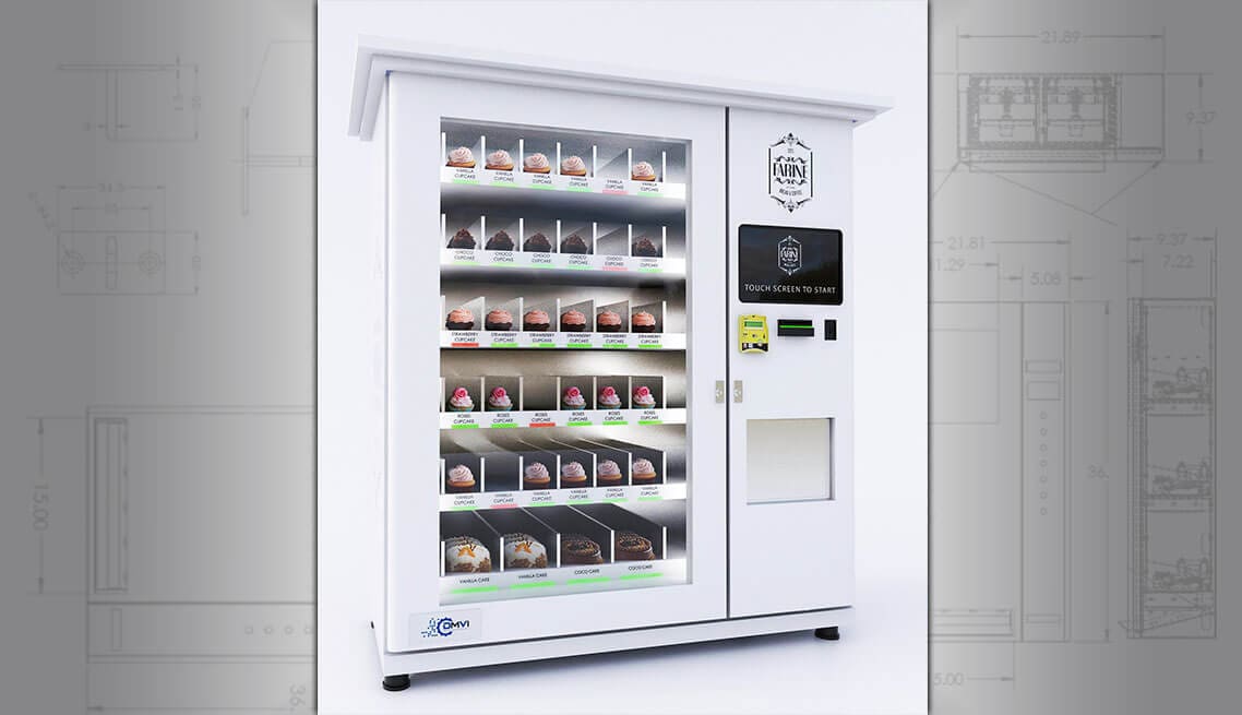 Cupcake Vending Machine Cake and Bakery Vending Machines