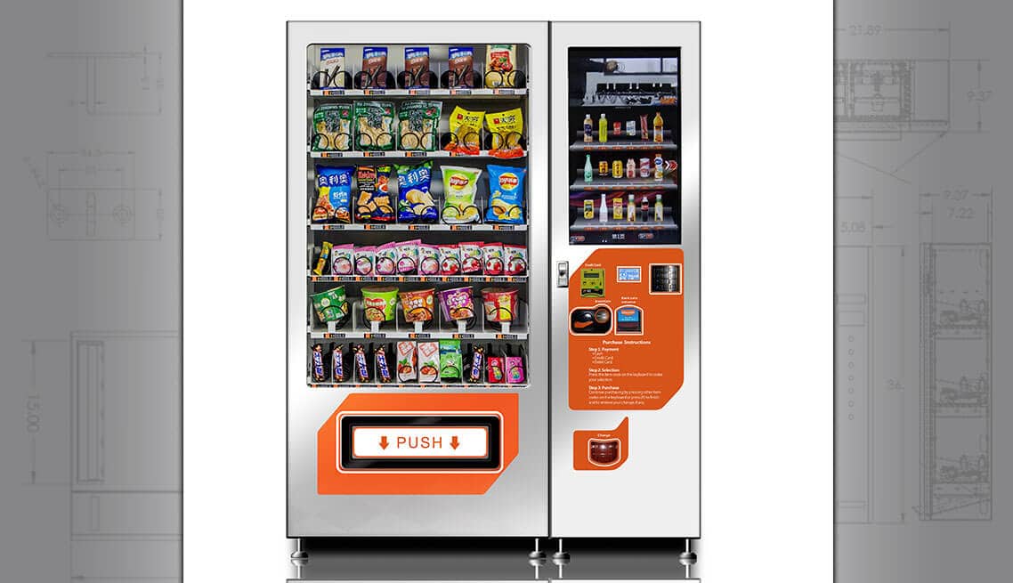 Smart snack vending machine