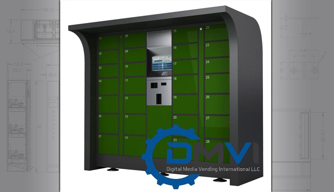 Electronic Lockers Custom Vending Machine Design and Manufacturing
