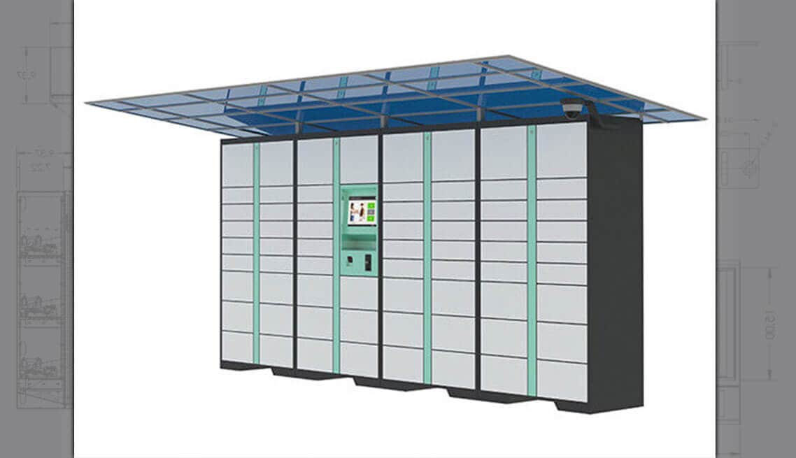 Solar Powered Electronic Lockers