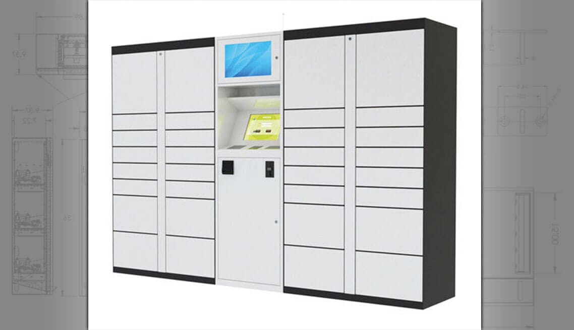 Parcel Delivery Lockers | Custom Vending Machine Design and Manufacturing
