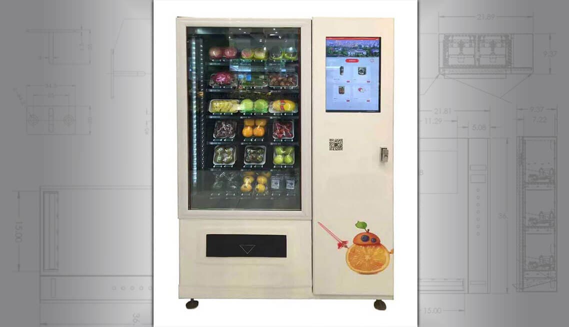 Salad Vending Machine Vegan or Healthy Fresh Food Vending Machines