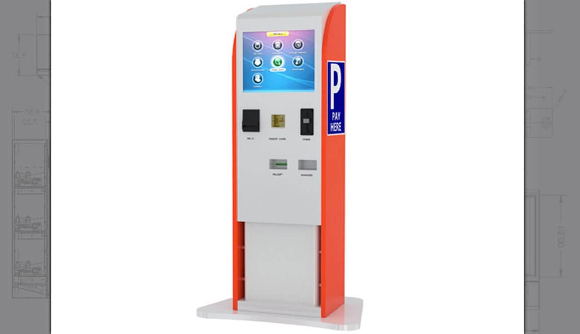 Touchscreen Parking Kiosk
