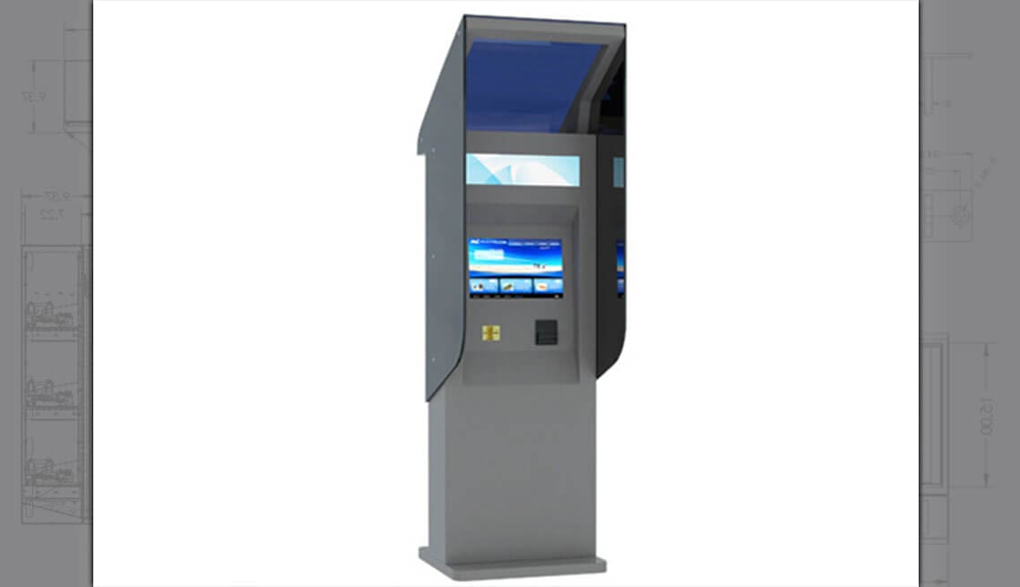 Solar Touchscreen Parking Kiosk
