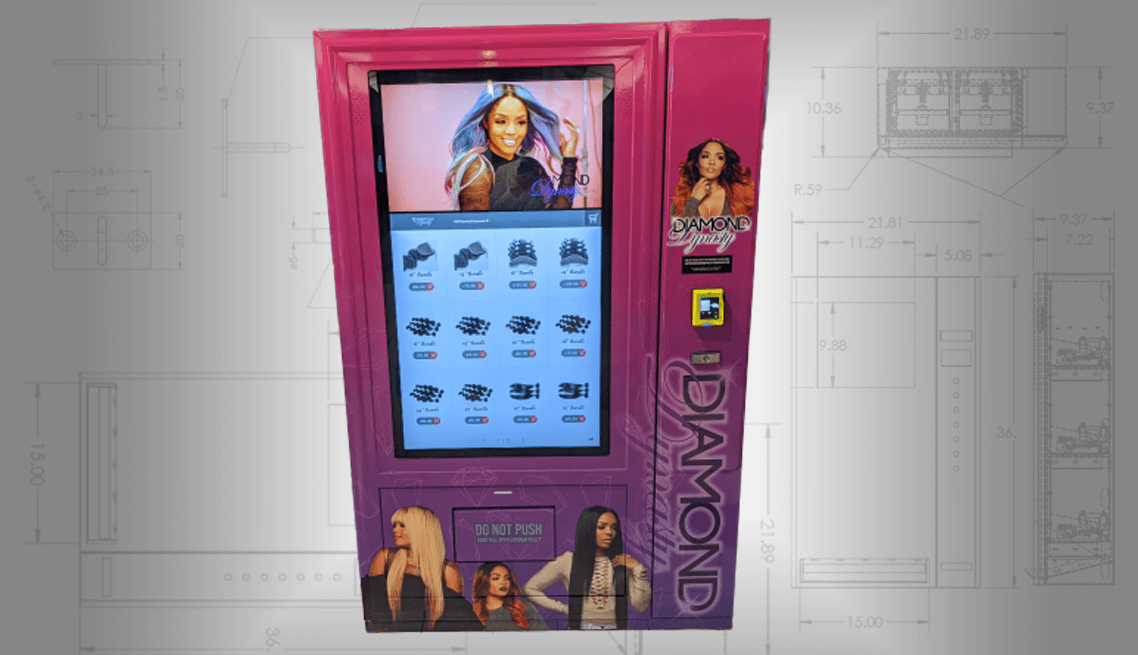 Hair Vending Machine Real Hair Product Vending Machine