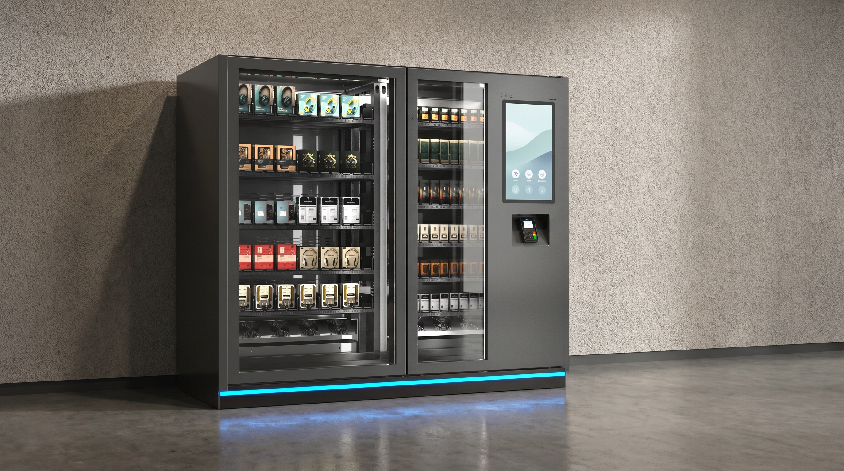 Custom vending deployment in a premium commercial environment
